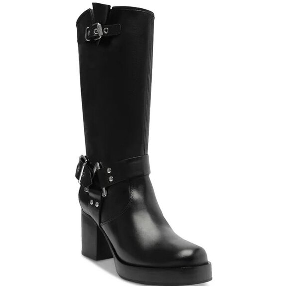 Schutz Kiara Moto Boots Black, Size 8.5 Brand New In Box - Picture 6 of 14